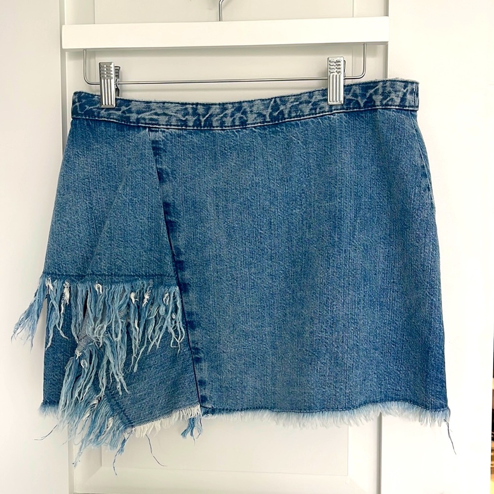 Mini Jean Skirt